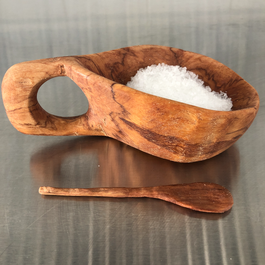 Olive Wood Salt Pot