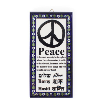 Meaning of Peace Ceramic Art