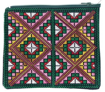 Bedouin Embroidery - Zippered Pouch