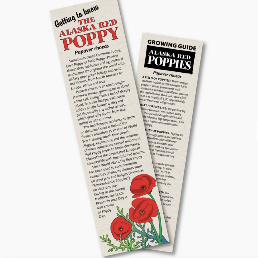 Alaska Red Poppies Grow Kit