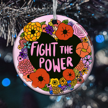 Fight the Power Ornament